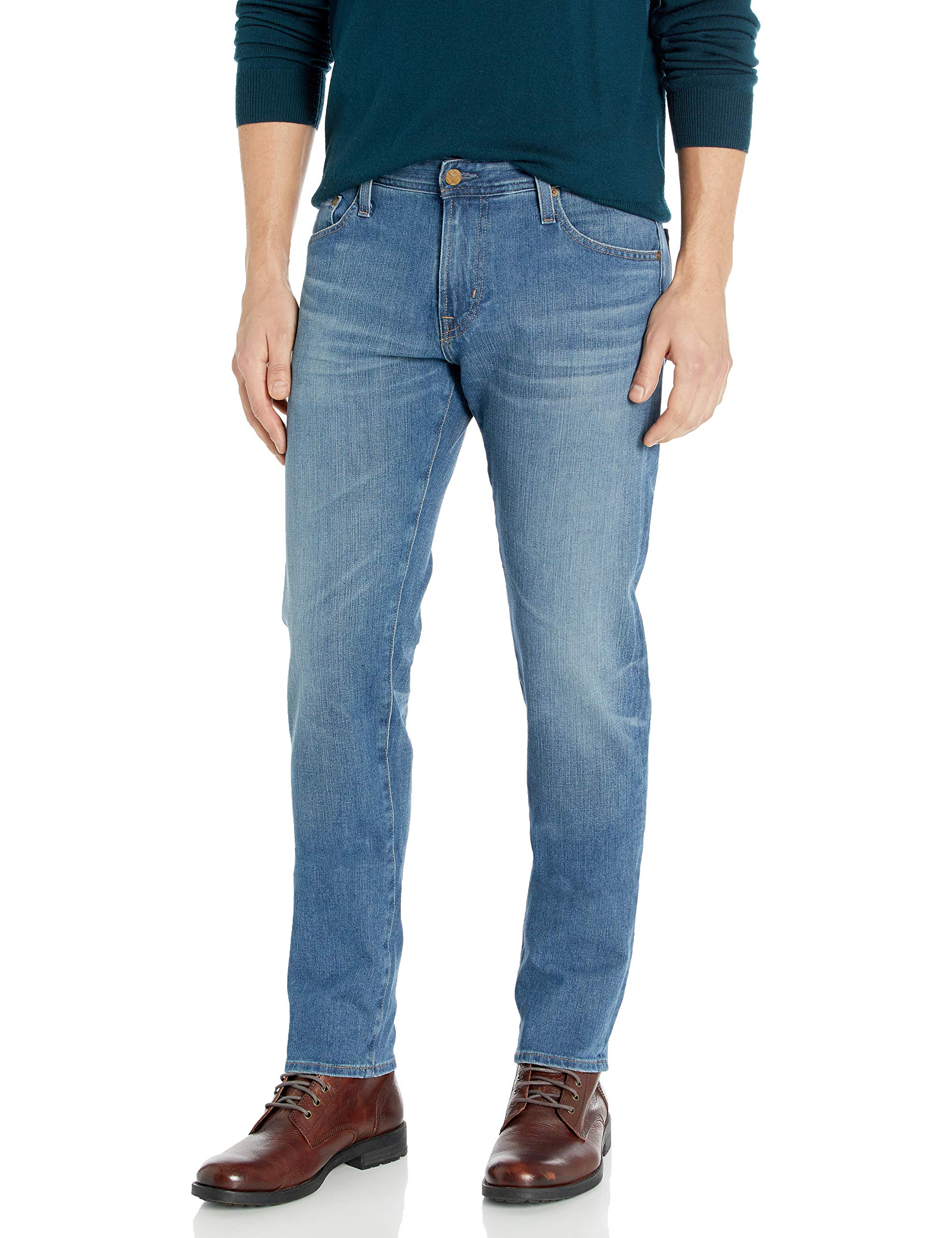 AG Adriano Goldschmied Men's The Tellis Modern Slim Fit Stretch Denim Jeans - Comfortable & Stylish for Casual Wear, Office & Night Out