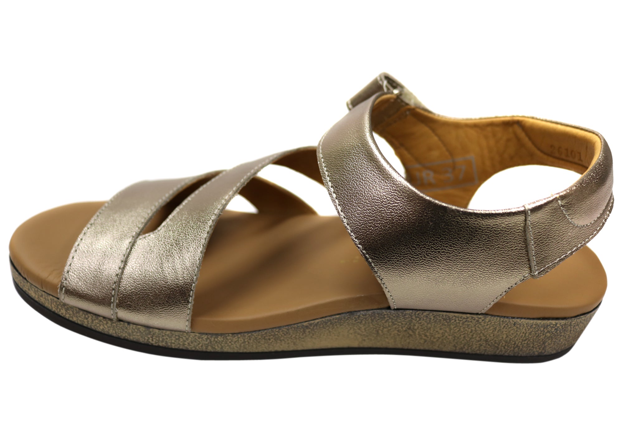 Opananken Jules Women's Comfortable Brazilian Leather Sandals - Breathable Summer Sandals for Walking, Beach, Travel & Casual Outfits