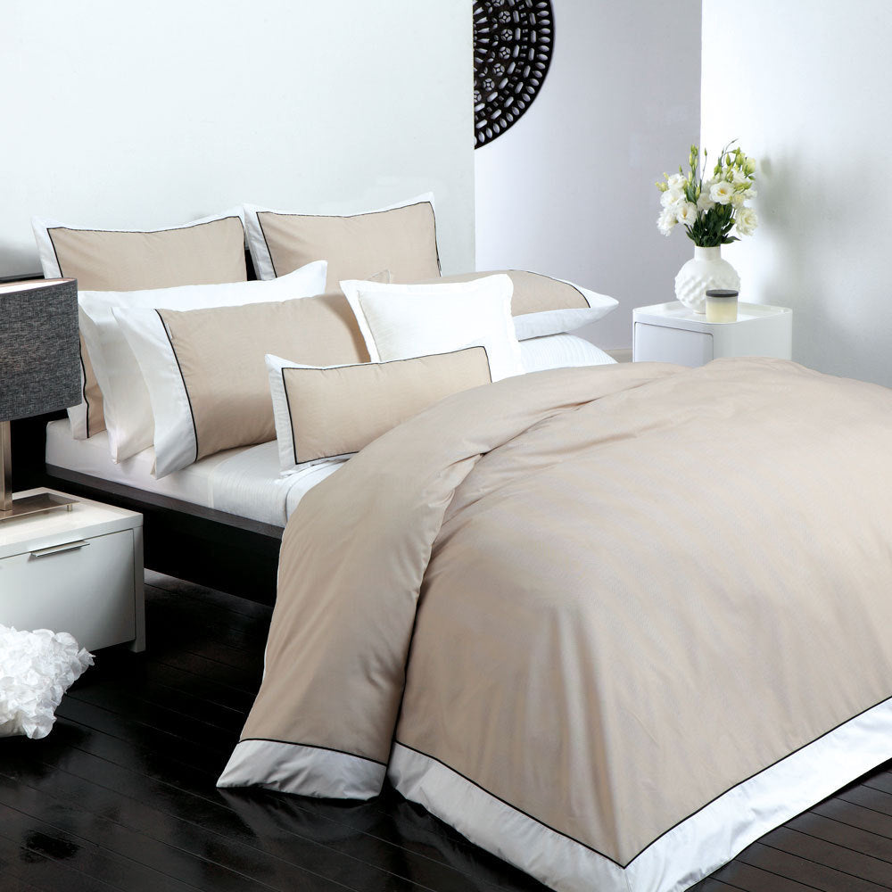 Premium Essex Linen Quilt Cover Set by Logan & Mason - Soft Luxury Bedding for Master Bedroom & Guest Room - Breathable All-Season Comfort