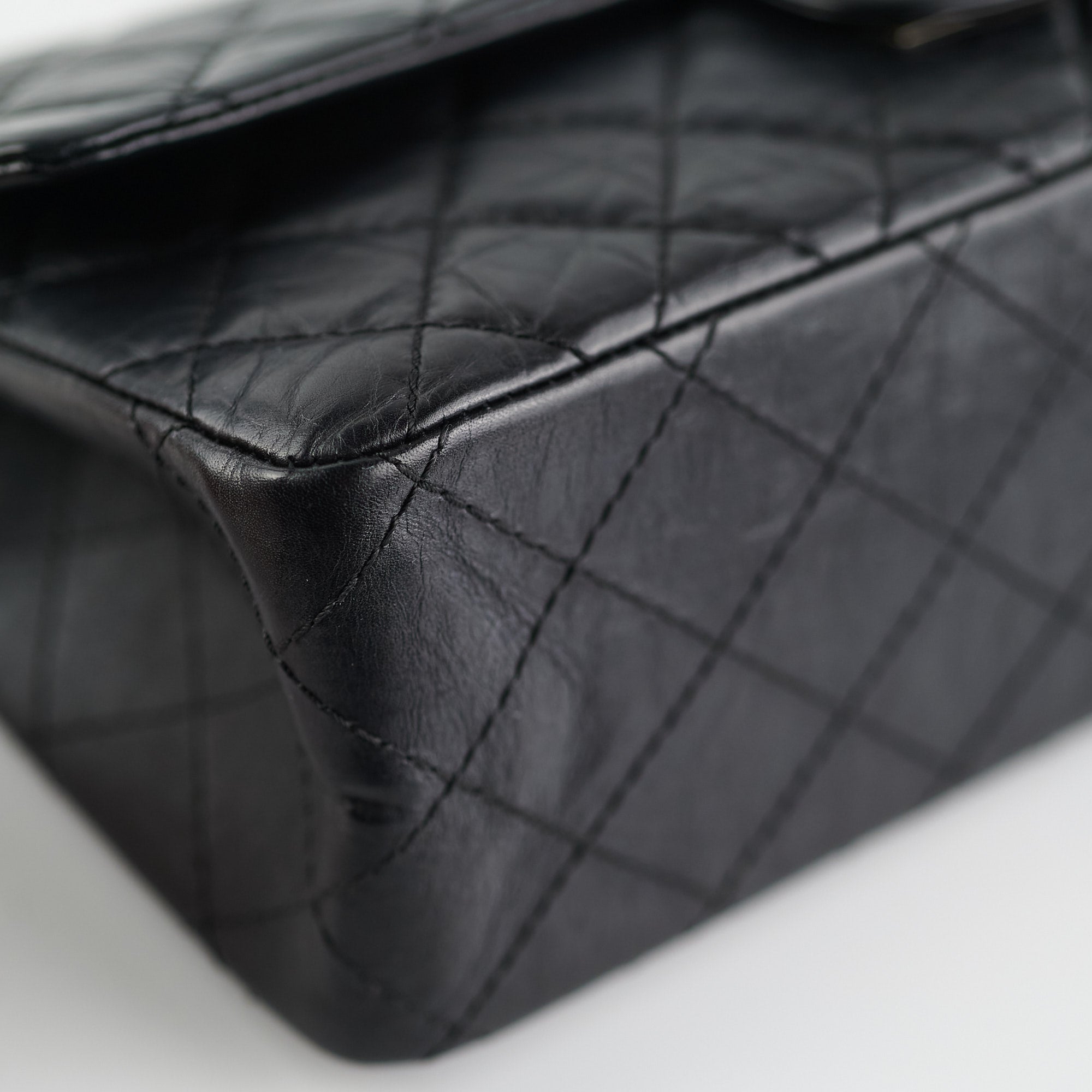 Chanel Reissue 226 Black Leather Flap Bag - Luxury Designer Handbag for Women | Perfect for Evening Events, Work & Special Occasions