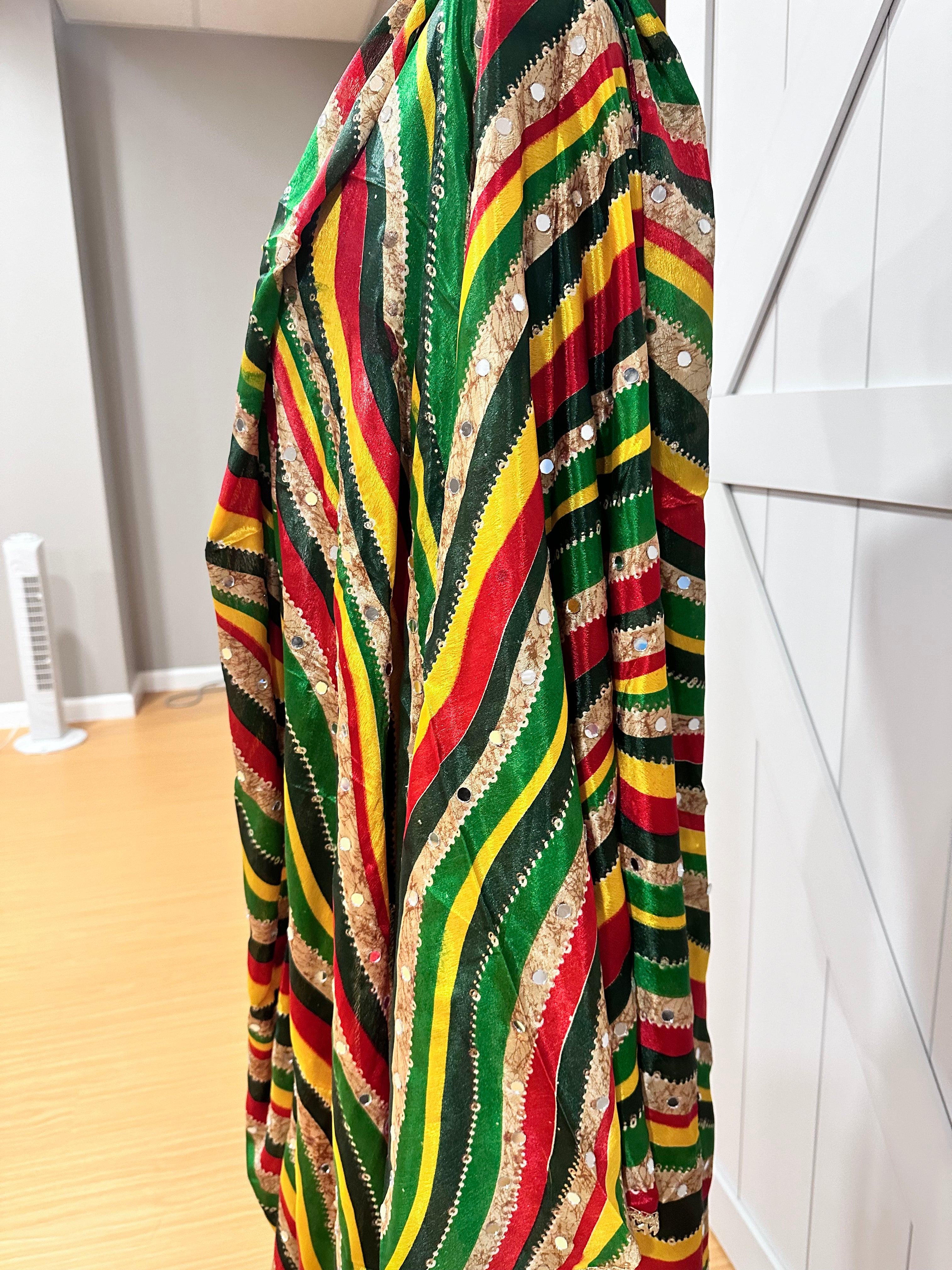 Phulkari Style Heavy Dupatta - Handmade Punjabi Embroidered Scarf for Women - Perfect for Weddings, Parties & Festive Occasions