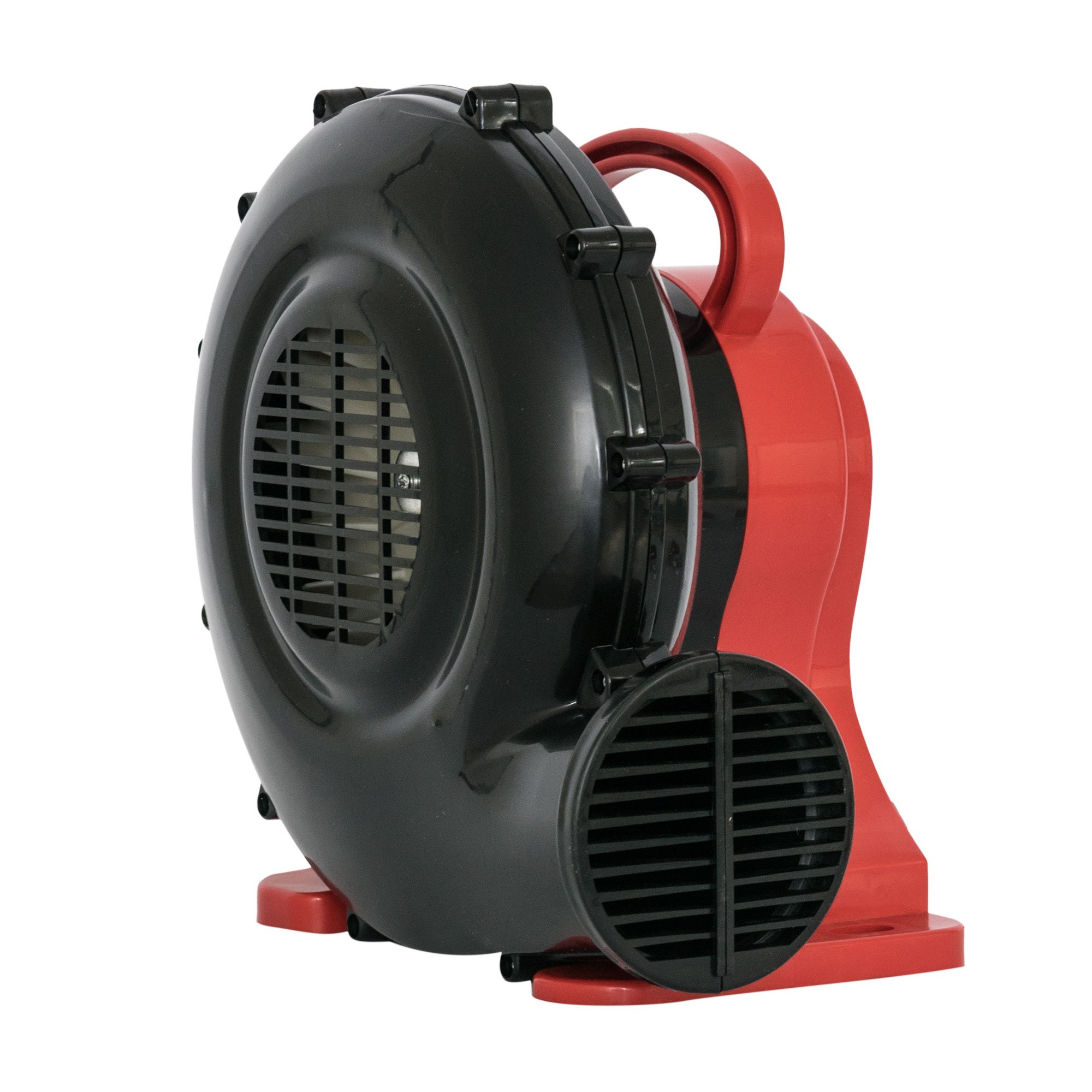 XPOWER BR-15 1/4 HP Indoor Outdoor Inflatable Blower Fan - High Power Air Pump for Holiday Decorations, Yard Decor, Bounce Houses, Movie Screens - Perfect for Halloween, Christmas & Outdoor Events (Black/Red)