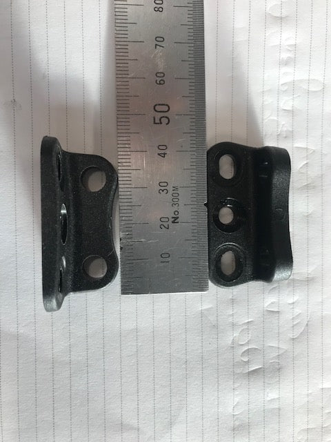 Heavy Duty Black Plastic Mudflap Brackets - Durable & Weather-Resistant for Trucks, Trailers & Off-Road Vehicles - Perfect for Mud Protection & Road Debris Prevention