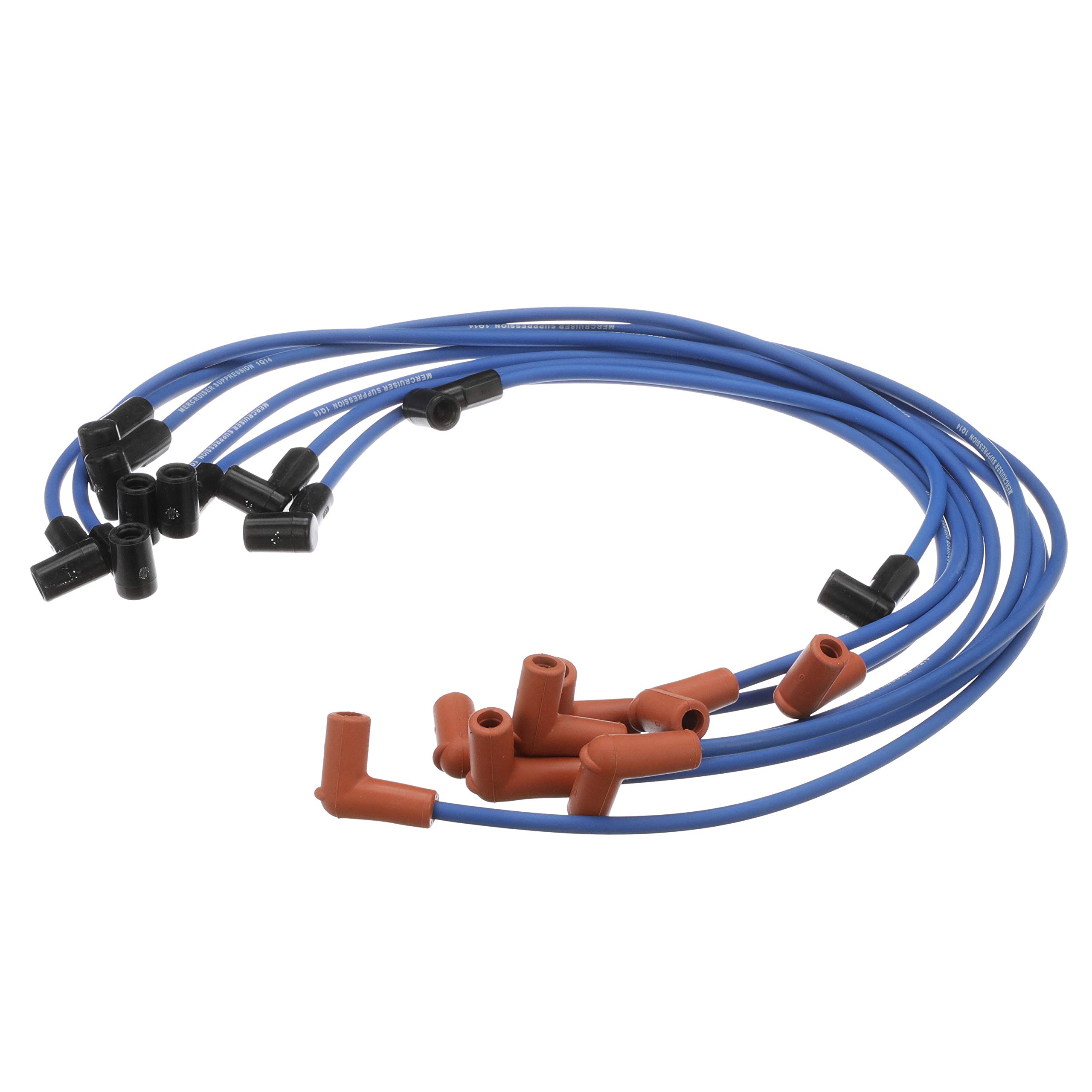 Quicksilver 847701Q26 Blue Wire Spark Plug Wire Kit - High Performance Ignition Wires for Marine & Automotive Engines - Perfect for Boats, Jet Skis, and Classic Cars