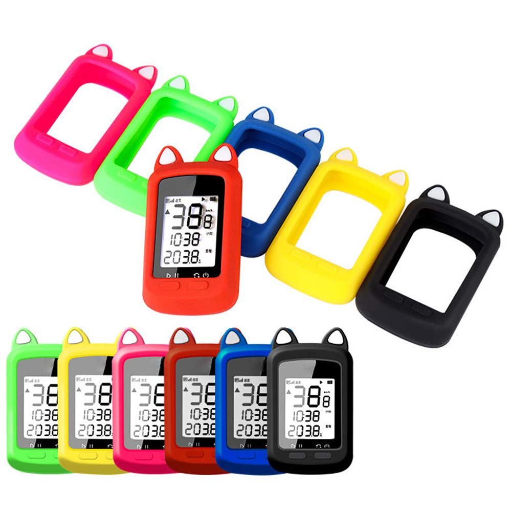Garmin Edge Bike Computer Case - Waterproof Silicone Cover with Cat Ears Design, Durable Protection for Cycling, Running & Outdoor Sports Accessories