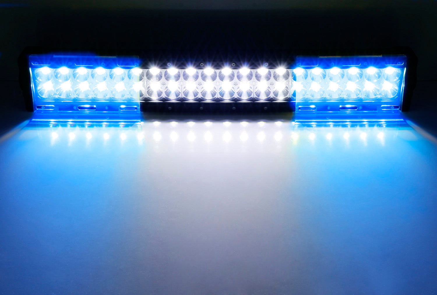 2-Pack 6 Inch Blue Tinted Double Row LED Light Bar Lens Covers - Durable Protection for Off-Road Trucks, ATVs & UTVs - Waterproof & UV Resistant for Outdoor Adventures