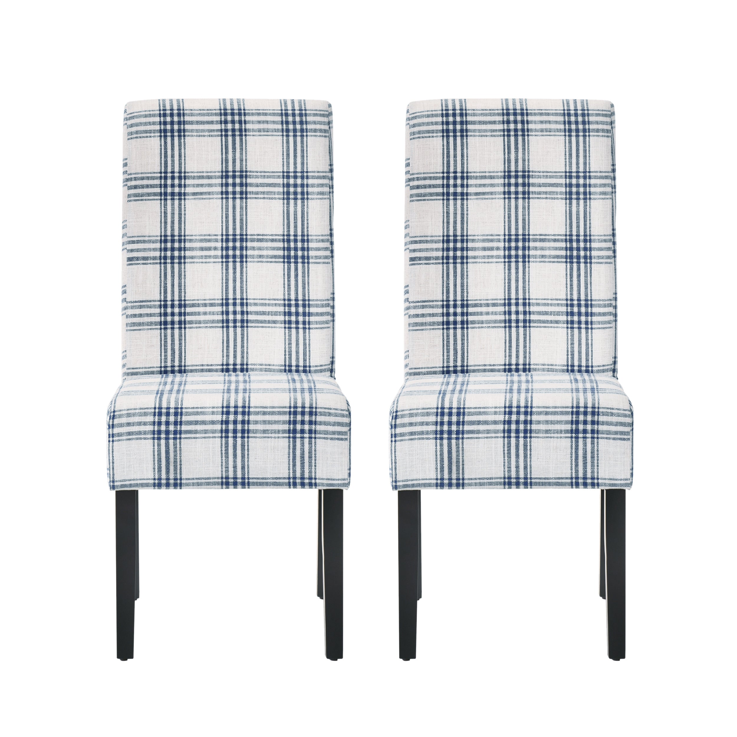 Modern Dining Chairs Set of 10 - Sturdy Wooden Kitchen Chairs with Padded Seats - Perfect for Dining Room, Kitchen, Restaurant & Event Seating