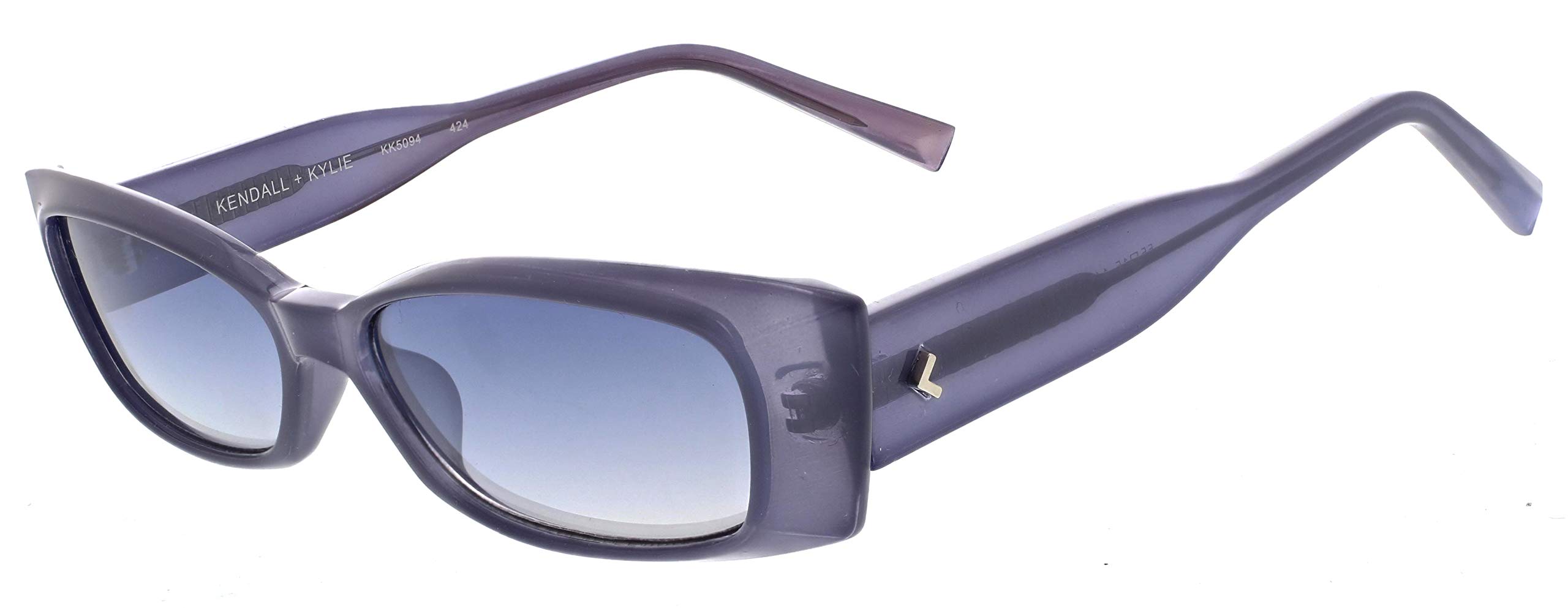 KENDALL + KYLIE Elora Extreme Beveled Rectangle Sunglasses for Women - UV Protection Fashion Shades for Beach, Driving & Outdoor Activities