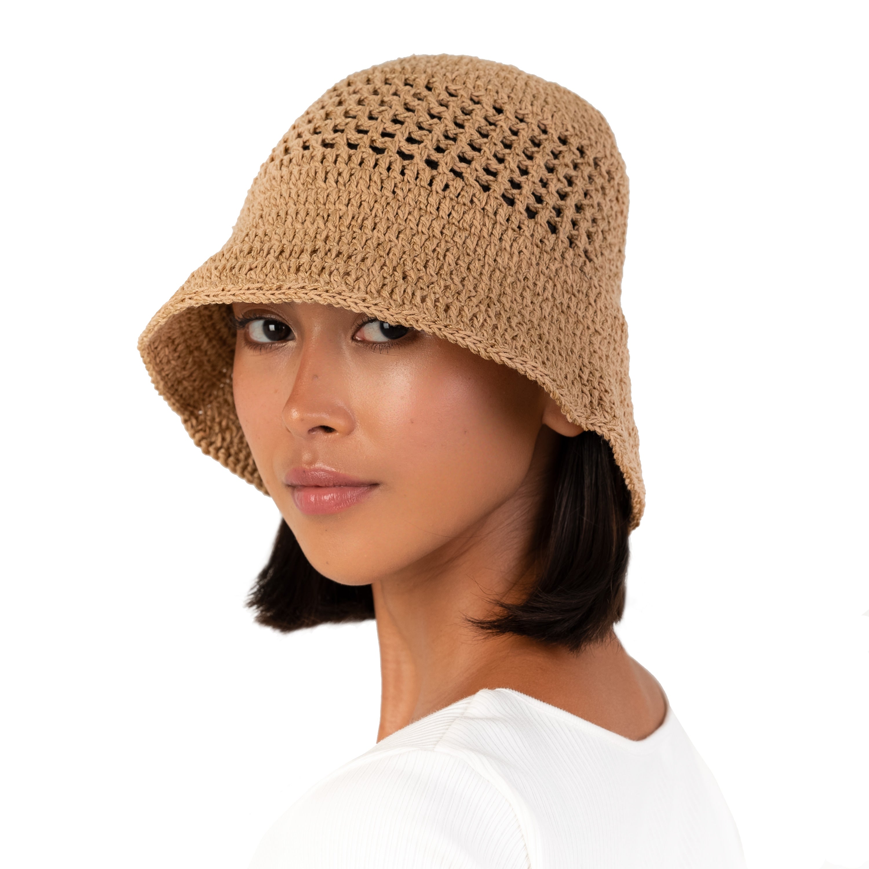 Lanie Bucket Hat for Women - Sun Protection Summer Beach Hat with UPF 50+ - Adjustable Cotton Bucket Hat for Outdoor, Travel, and Casual Wear