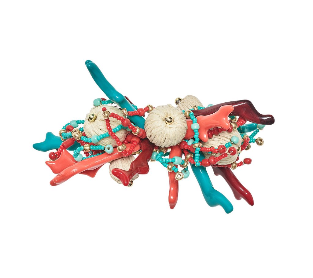Elegant Coral Spray Napkin Rings Set of 4 - Perfect for Wedding, Dinner Party & Holiday Table Decor