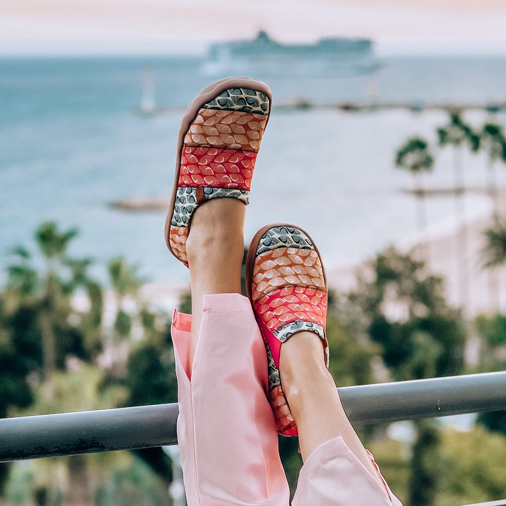 UIN Women's Slip-On Loafers - Lightweight, Breathable & Comfortable Travel Shoes for Walking, Casual Outfits & Everyday Wear