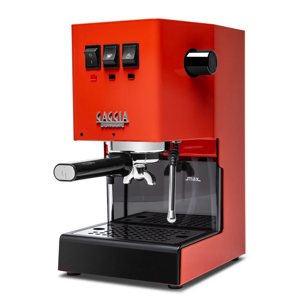 Gaggia Classic Pro E24 Espresso Machine - Professional Italian Coffee Maker for Home & Cafe Use, Orange (Perfect for Espresso, Cappuccino & Latte Making)