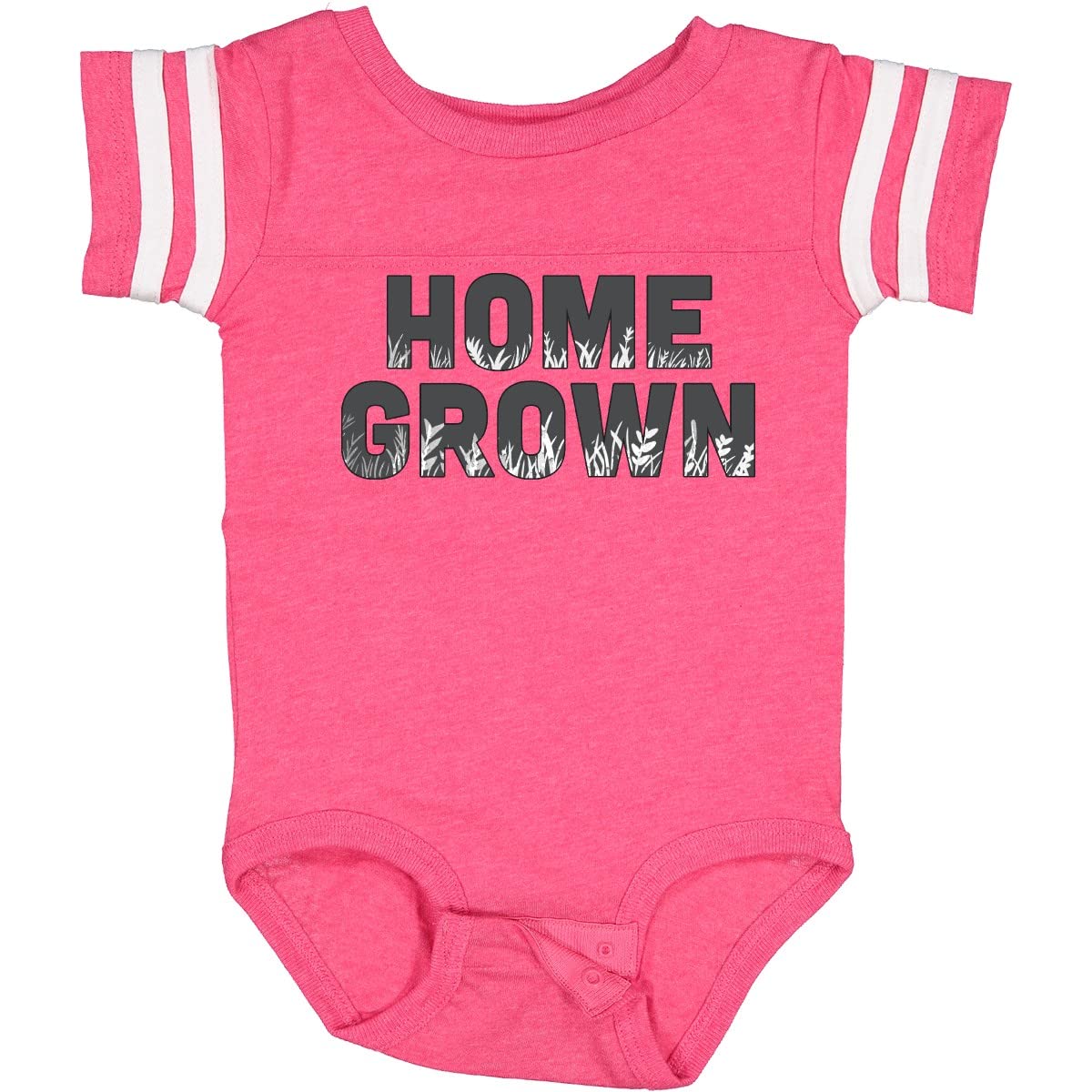 Inktastic Home Grown Baby Bodysuit - 100% Cotton Cute Infant Onesie for Newborns & Toddlers - Perfect for Family Photos, Playdates & Everyday Wear