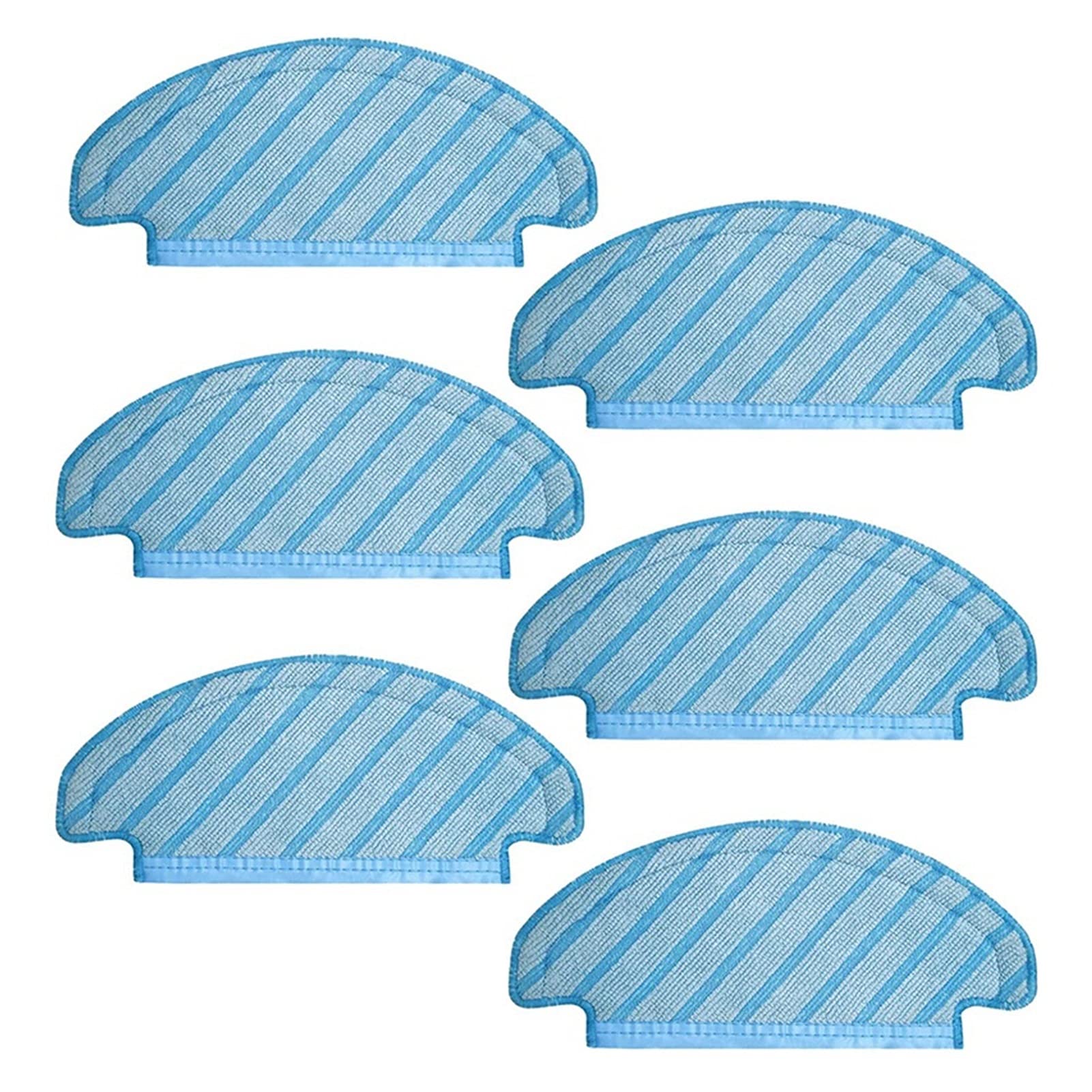 Luaac Vacuum Cleaner Accessories - 6 Pack Reusable Mopping Cloth Pads for Ecovacs Deebot Ozmo T8 Robot Vacuum | Washable Floor Cleaning Wipes | Perfect for Hardwood, Tile & Laminate Floors (Color: A)