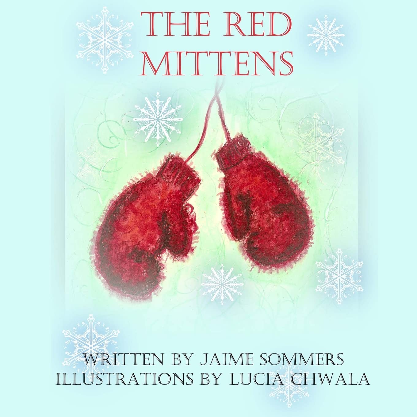Warm Red Knit Mittens for Women & Men - Winter Gloves for Cold Weather - Perfect for Skiing, Snowboarding & Outdoor Activities