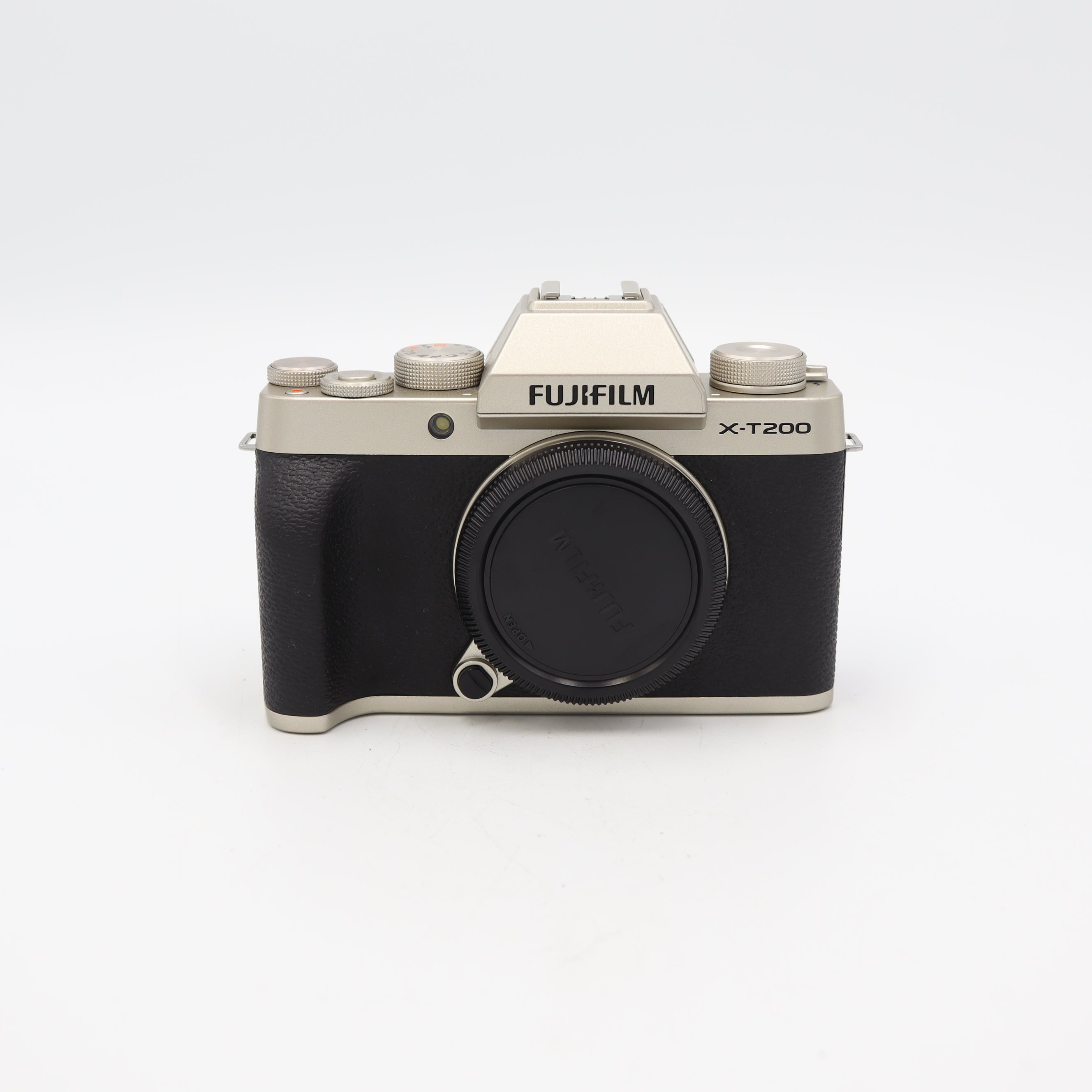 FUJIFILM X-T200 Mirrorless Digital Camera Body - Champagne Gold (Used) | Perfect for Travel Photography & Vlogging