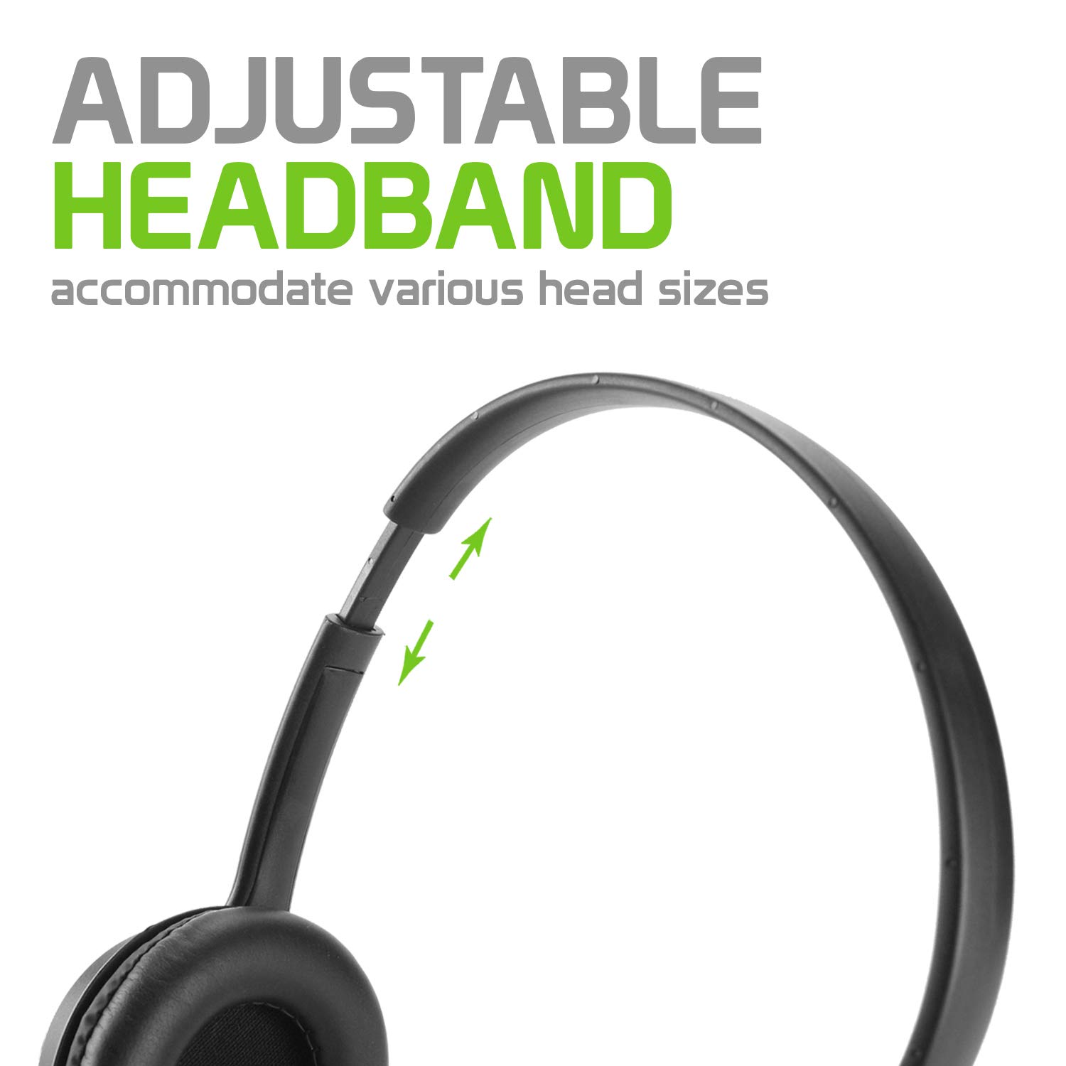 Cellet Premium Mono 2.5mm Hands-Free Adjustable Headset with Boom Microphone - Compatible with Landline Phones, Cordless Phones & Office Business Phones (Not for Smartphones) - Ideal for Call Centers, Customer Service & Office Communications