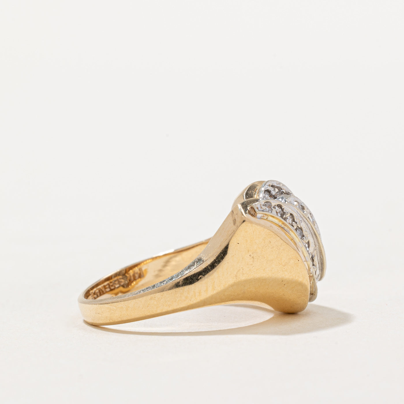 0.25ctw Diamond Waterfall Ring - Size 6.5 - Elegant Wedding Band, Anniversary Gift for Her - Perfect for Bridal Jewelry & Special Occasions