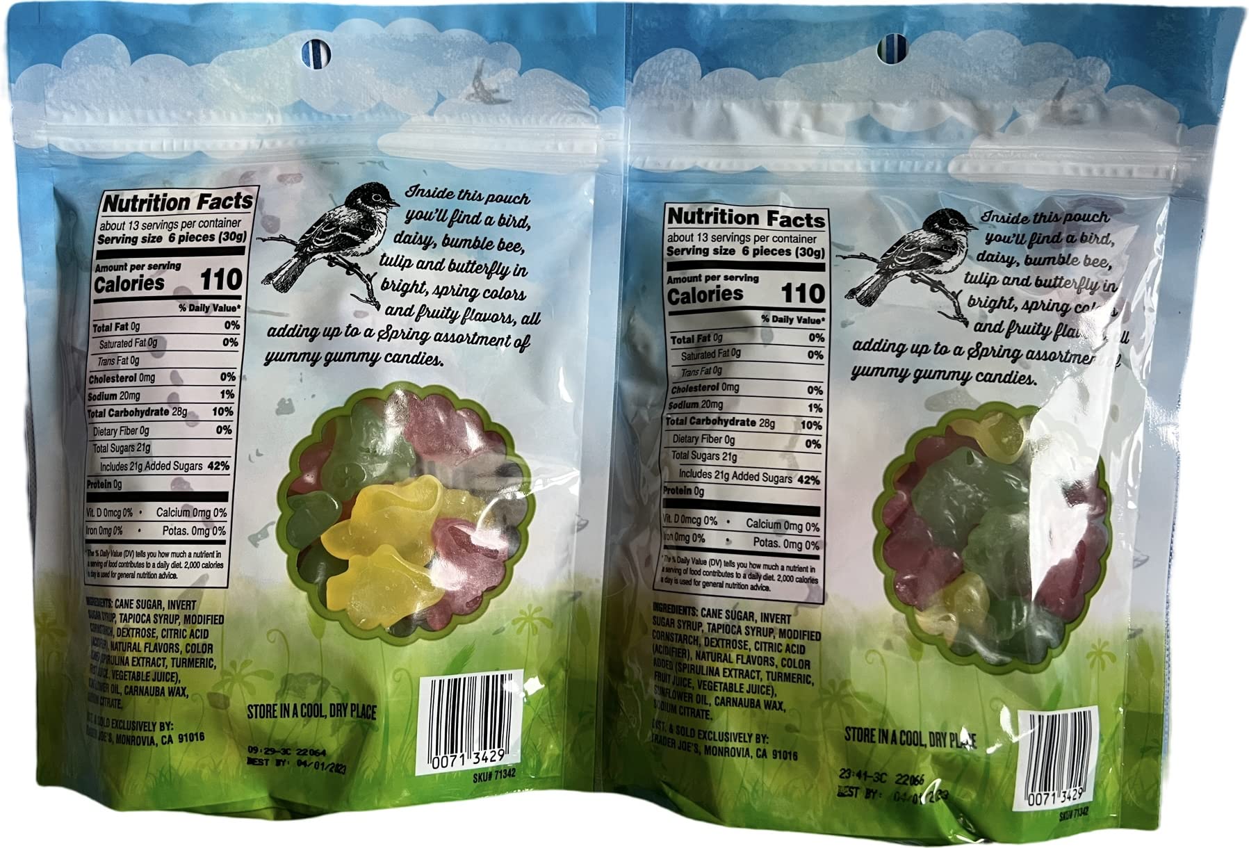Joe's Spring Gummies - Soft & Chewy Candy, Assorted Fruit Flavors, Pack of 2 - Perfect for Parties, Snacking & On-the-Go Treats