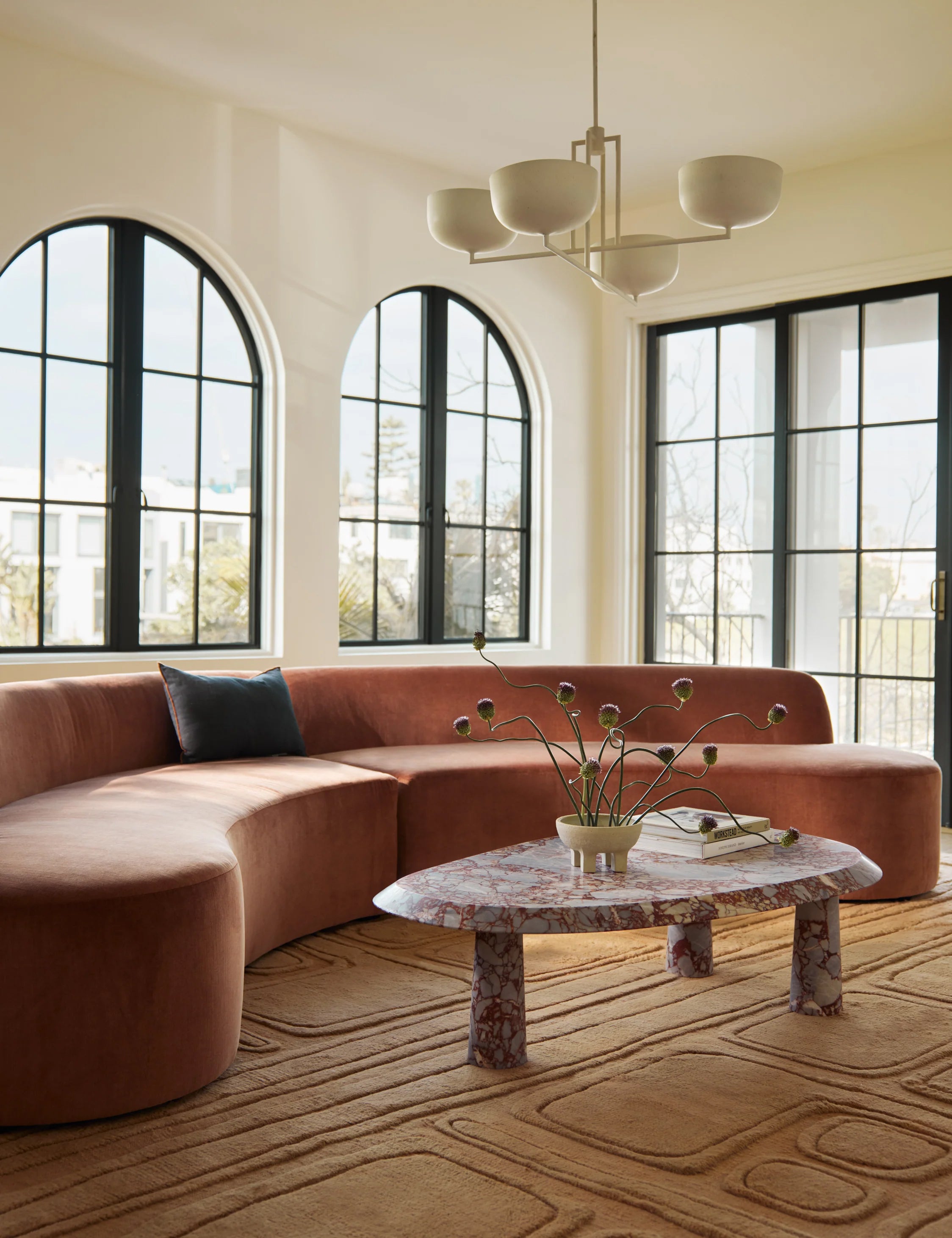 Modern Cara Sectional Sofa - 3-Piece L-Shaped Couch with Reversible Chaise, Soft Fabric Upholstery, and Sturdy Wooden Frame - Perfect for Living Room, Family Room, or Home Theater Seating