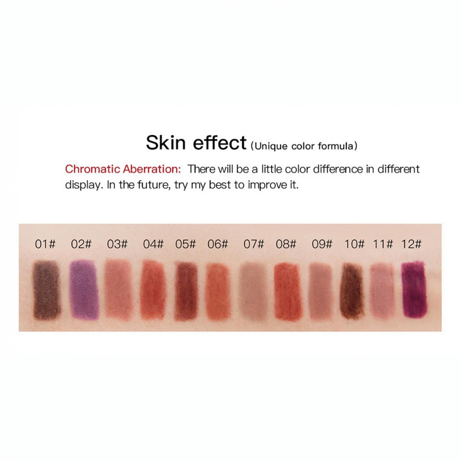 12 Colors Matte Lip Liner Pencil Set - Highly Pigmented, Long Lasting & Waterproof Lip Makeup - Smooth Soft Lip Liners for Natural Look | Perfect for Daily Use, Parties & Professional Makeup