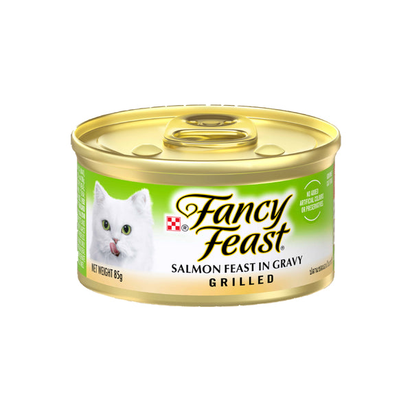 Fancy Feast Wet Cat Food Bundle - 24 Pack of 85g Chunky Classic Gravy Kitten Food with Creamy Chicken Liver & Chicken Recipe | High Protein, Nutritious & Healthy Wet Food for Kittens & Adult Cats | Perfect for Mealtime, Travel & Treats