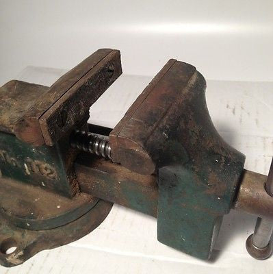Littco #112 Swivel Anvil Bench Vise with Pipe Clamp 3.5
