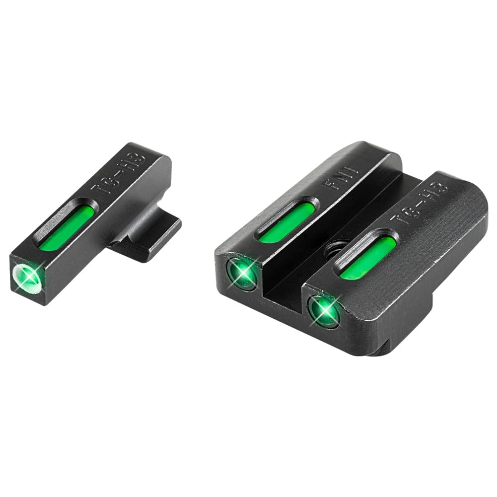 TRUGLO TFX Handgun Sight - Durable Shock-Resistant Compact Tritium & Fiber-Optic Sight for Pistols | Bright Day/Night Visibility | Ideal for Home Defense, Tactical Training & Concealed Carry
