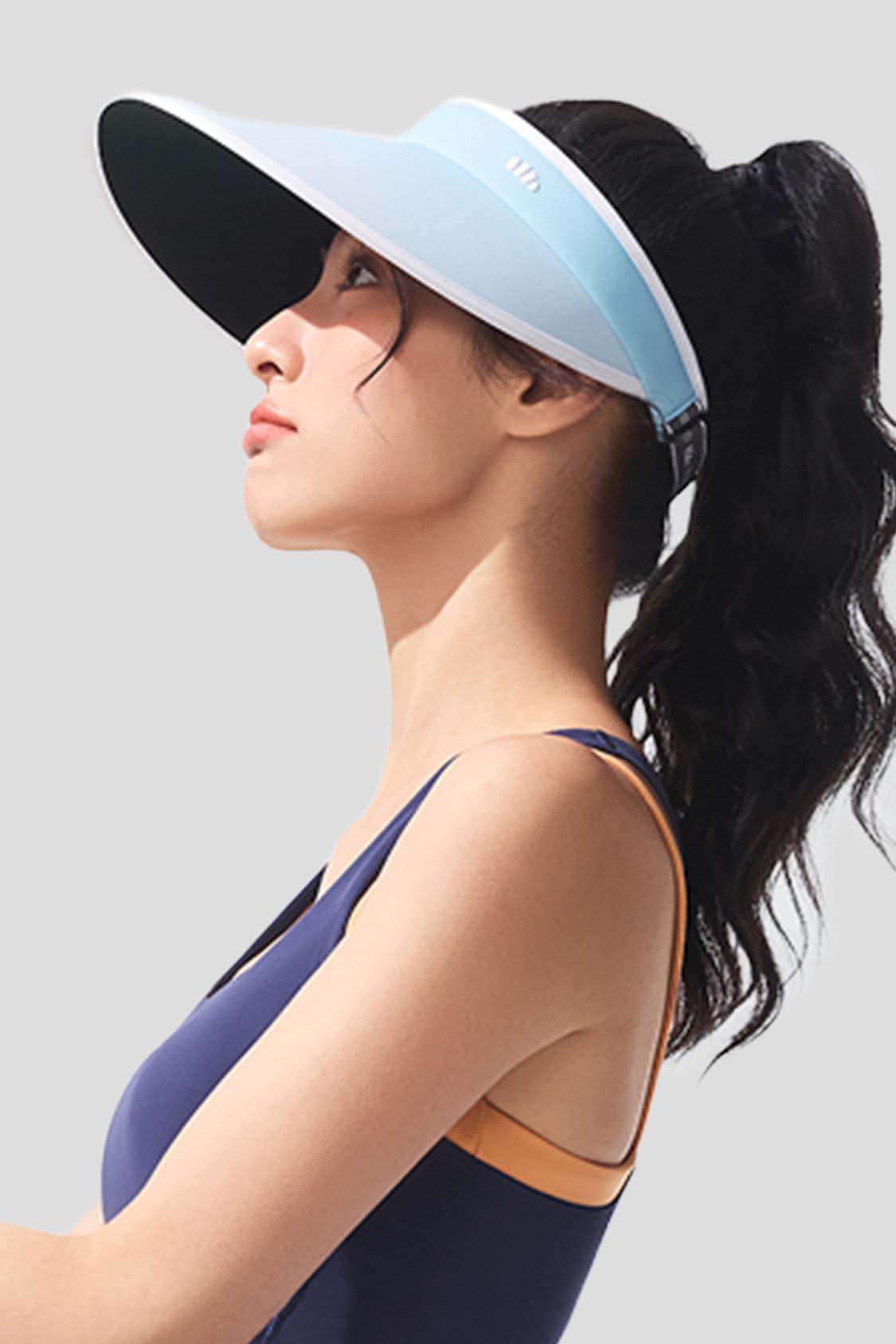 Guji Wide Brim Women's Sun Visor Hat UPF50+ for Outdoor Activities - Beach, Golf, Hiking & Gardening (BM569)