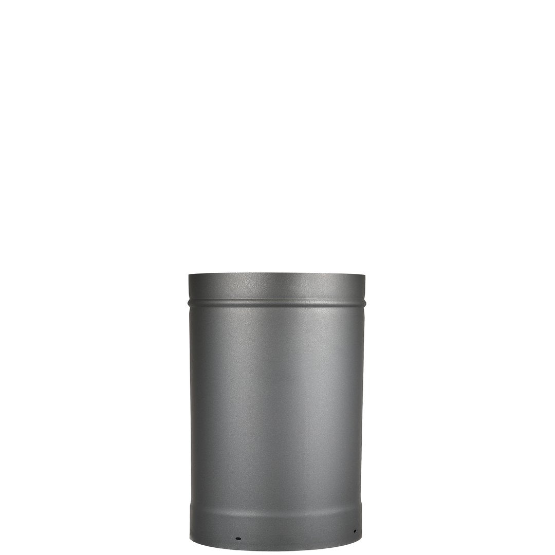 AllFuelHST 6-Inch Diameter x 12-Inch Long Single Wall Black Stove Pipe - High-Temperature Venting for Wood Stoves, Fireplaces & Pellet Stoves