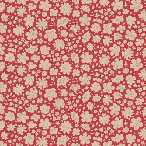 Tilda Winter 130152 Carla Red Scrapbook Paper - Perfect for Holiday Cards, DIY Crafts, and Memory Albums