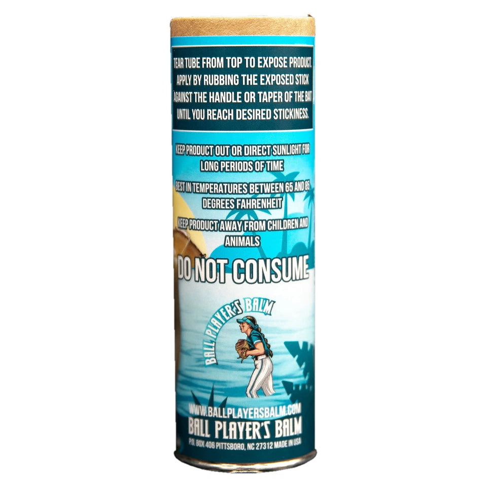 Baseball Grip Enhancer - Pineapple Coconut Scented Bat Wax for Better Control | Perfect for Baseball, Softball & Training Practice