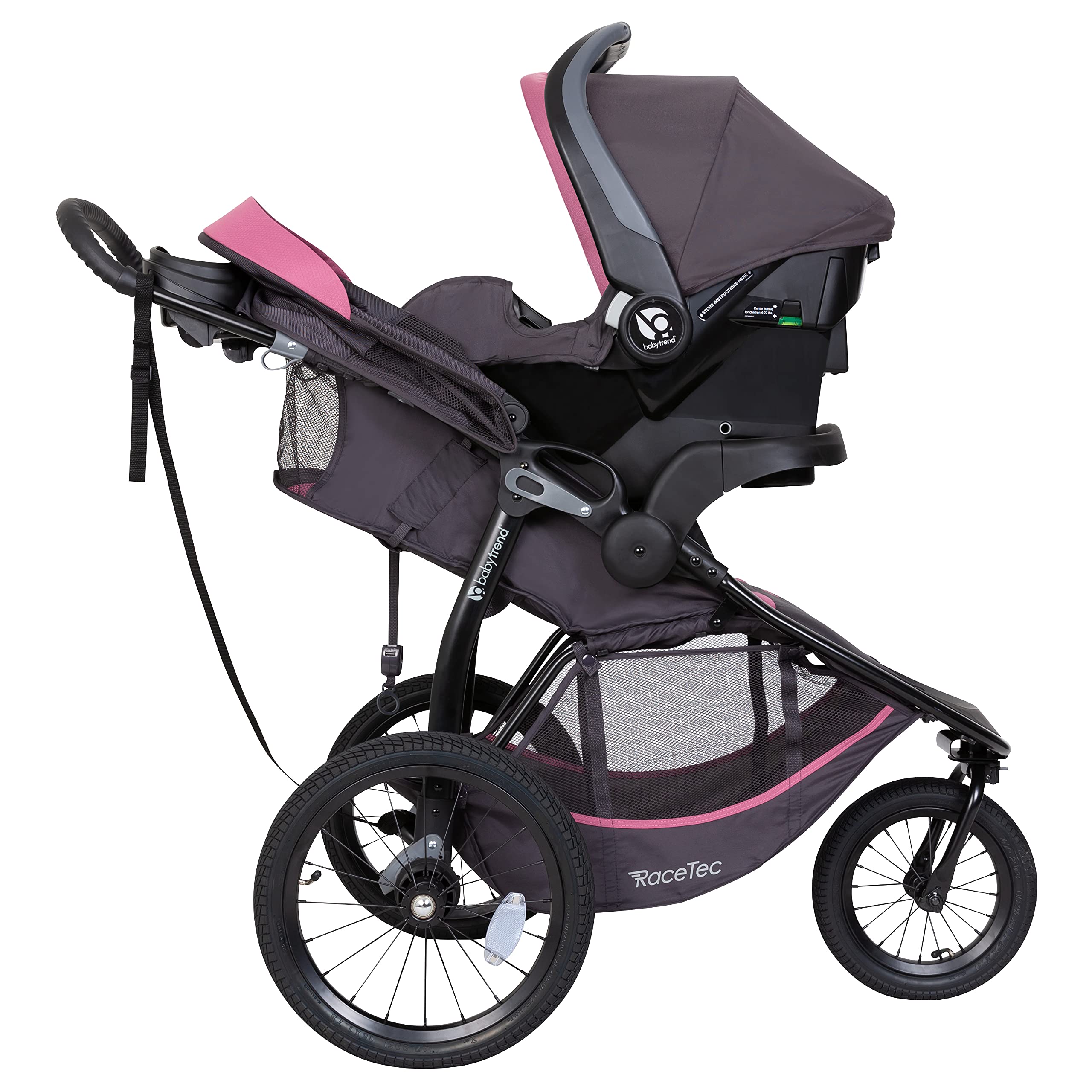 Baby Trend Expedition® Race Tec™ Jogger Travel System with Ally™ Infant Car Seat - Ultra Cassis Stroller for Newborns & Toddlers | Perfect for Jogging, Travel & Daily Use