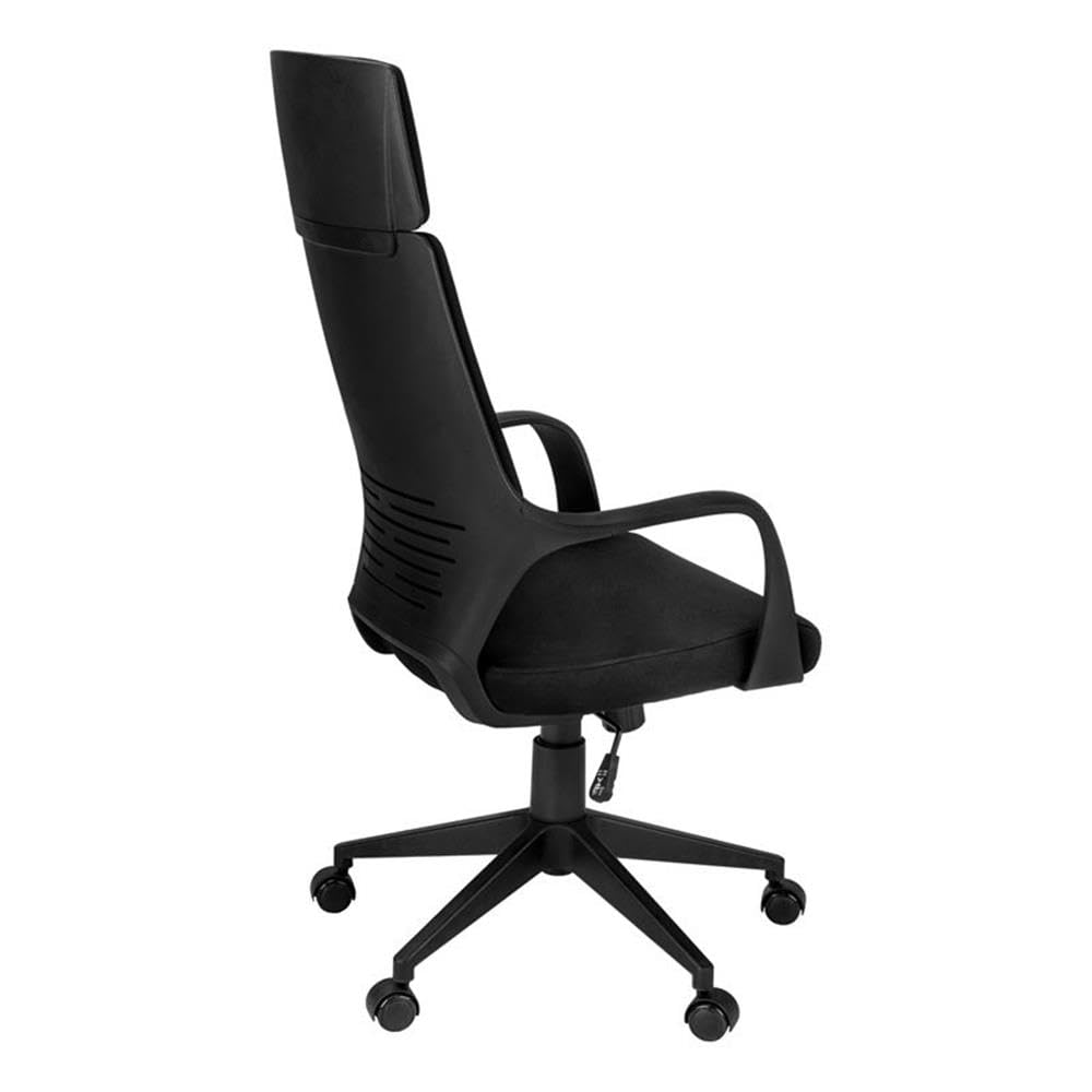 Monarch Specialties Ergonomic Office Chair - Black Mesh Back, Adjustable Height, Swivel & Rolling Wheels for Home & Office Workspace Comfort