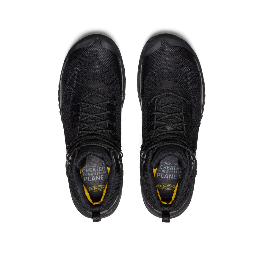 Men's NXIS EVO Waterproof Hiking Boots - Triple Black Color | Lightweight & Durable for Outdoor Adventures, Camping, and Winter Walking