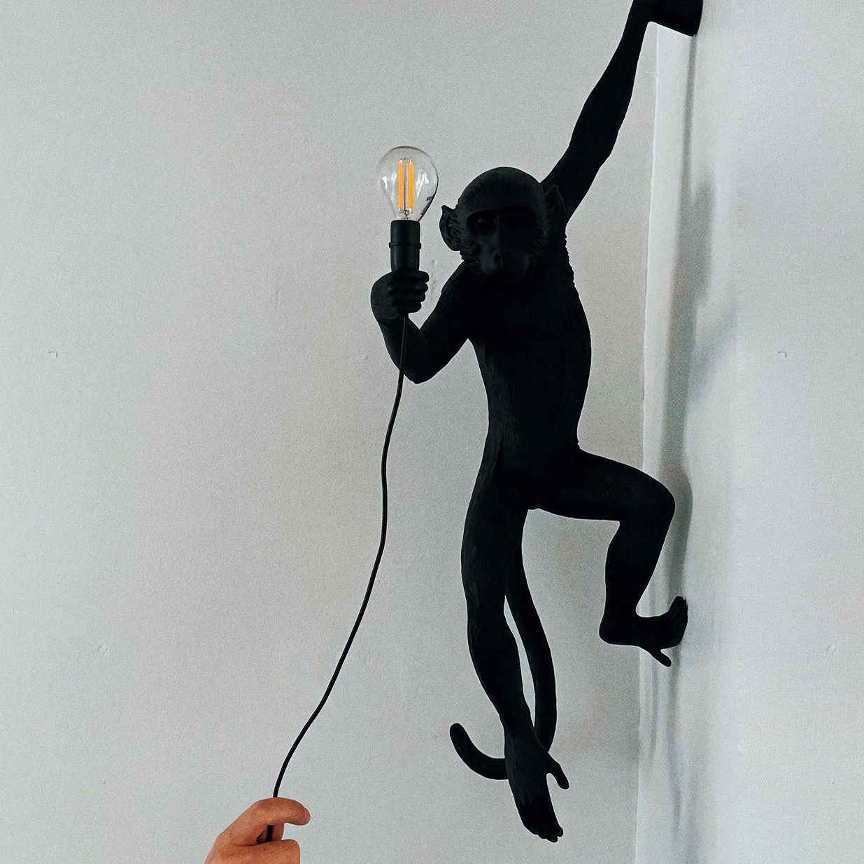Cute Monkey Wall Lamp - LED Night Light for Kids Room, Nursery, Bedroom - Fun Animal-Themed Decor for Children's Spaces
