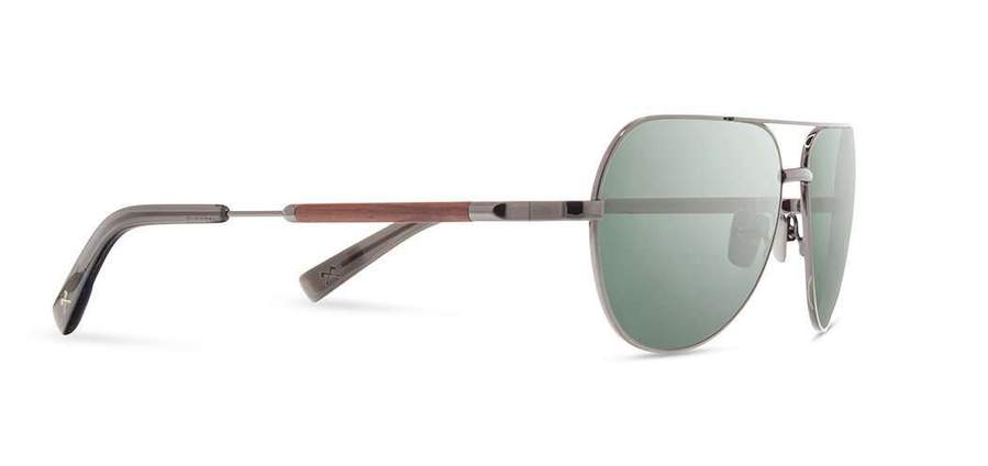 Shwood Redmond Metal Sunglasses - Black Chrome Titanium Frame with G15 Polarized Lenses - Stylish & Durable for Outdoor Activities, Driving & Fashion