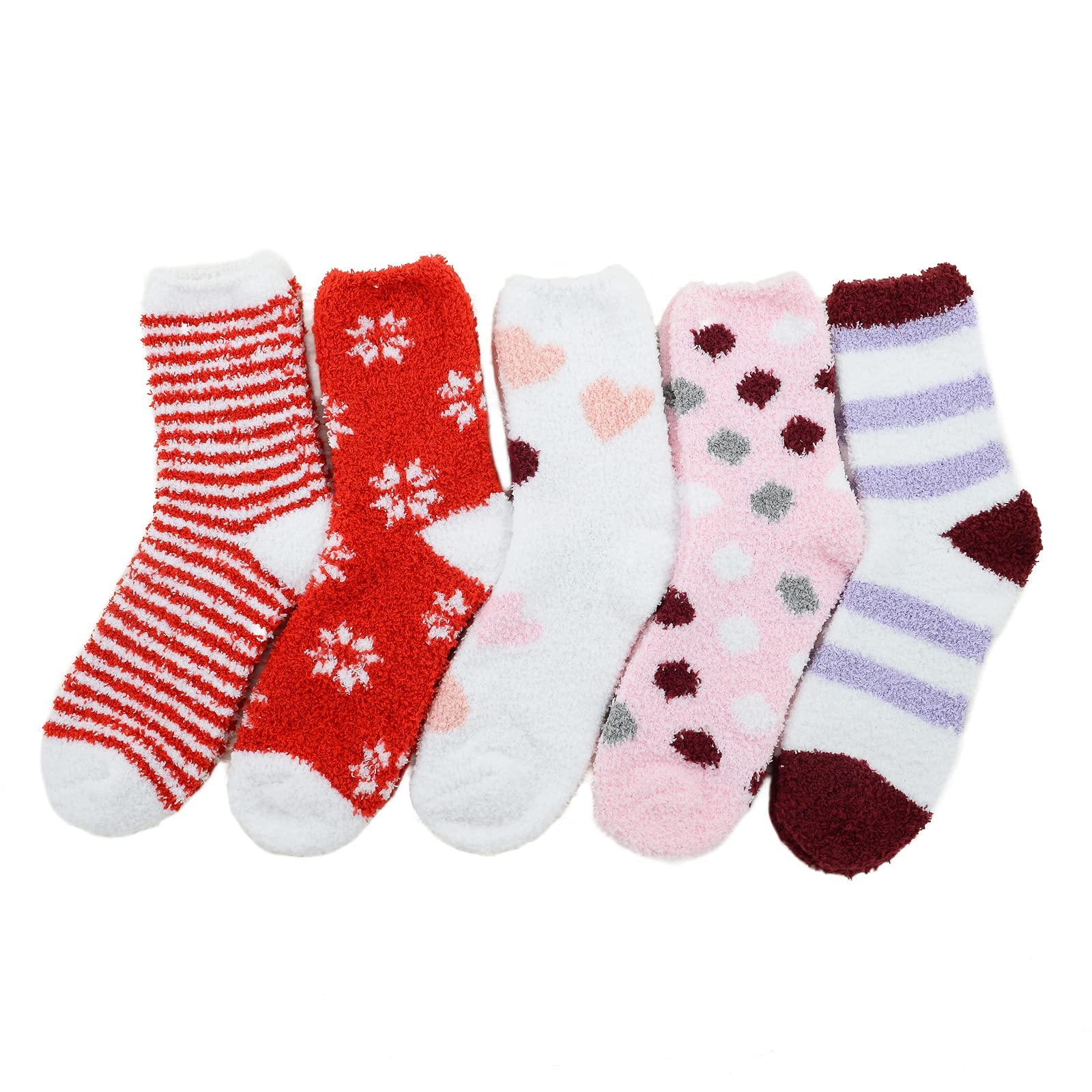 Women's Fuzzy Winter Socks - Warm Fluffy Athletic Socks for Outdoor Sports & Cozy Home Wear | American Trends