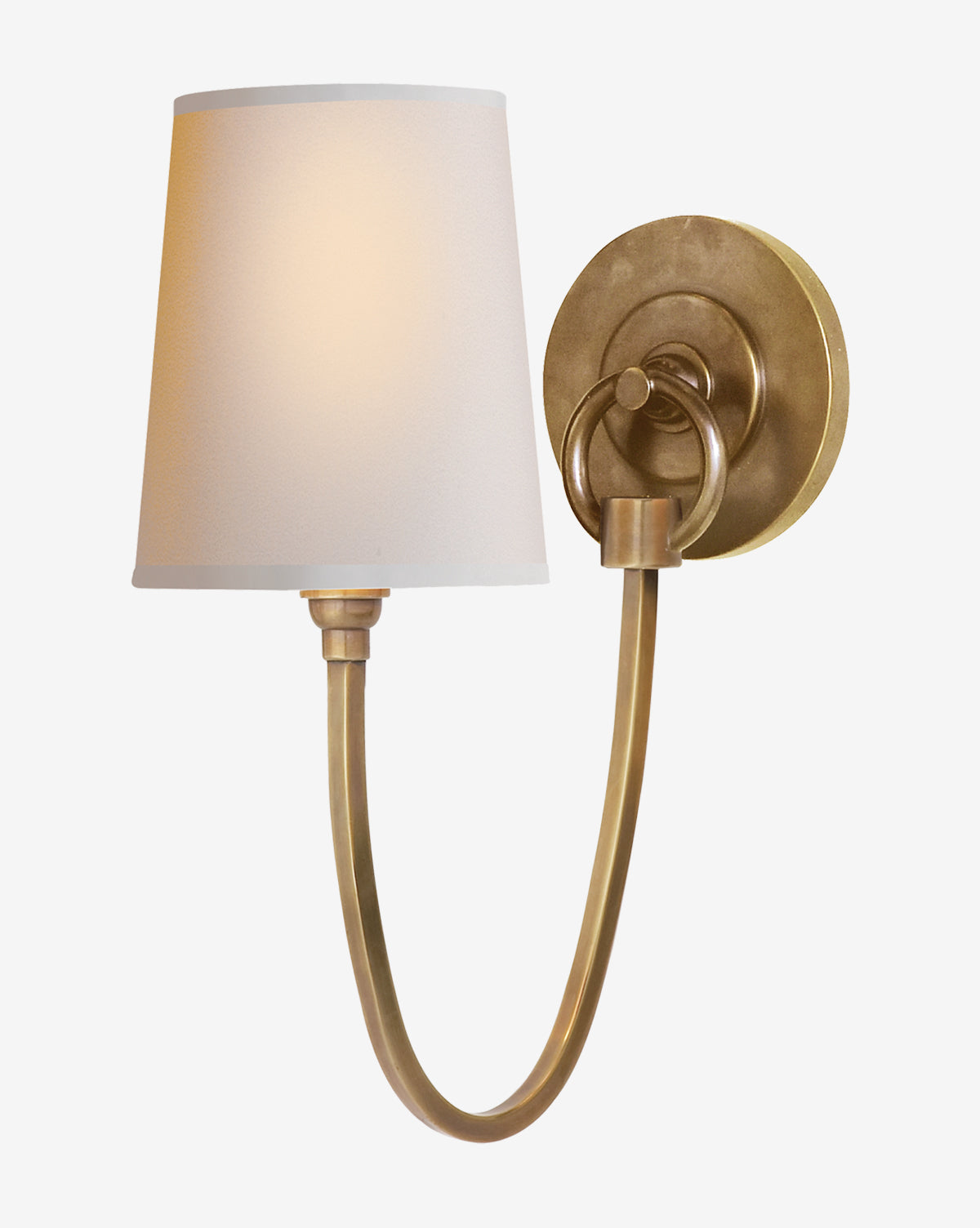 Reed Single Sconce Wall Light - Modern Rustic Wall Sconce for Bedroom, Living Room & Hallway Lighting - Oil Rubbed Bronze Finish with Clear Glass Shade