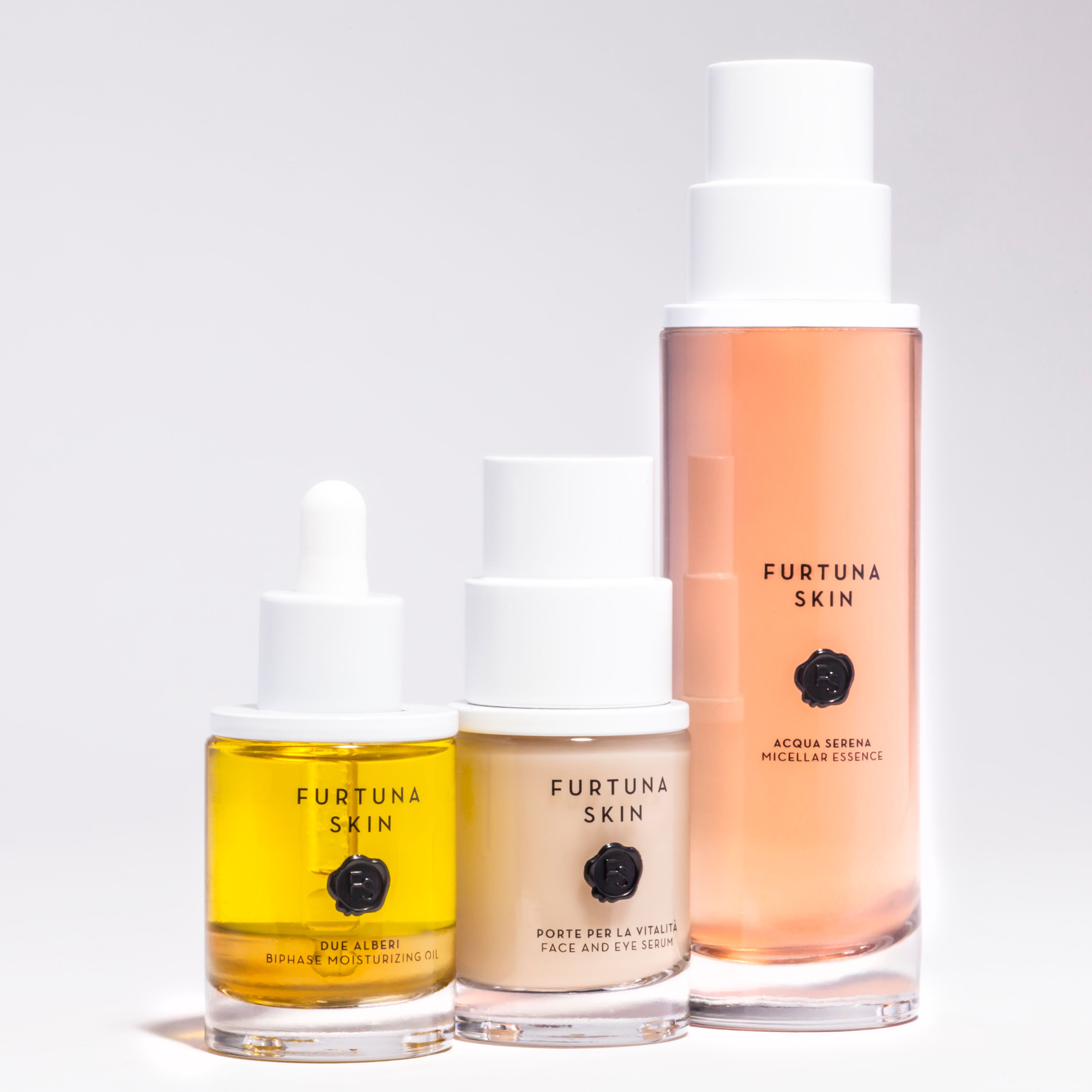 Due Alberi Biphase Moisturizing Face Oil - Hydrating & Nourishing Dry Skin - Day & Night Facial Treatment for Glowing Complexion | Perfect for Daily Skincare Routine & Makeup Prep