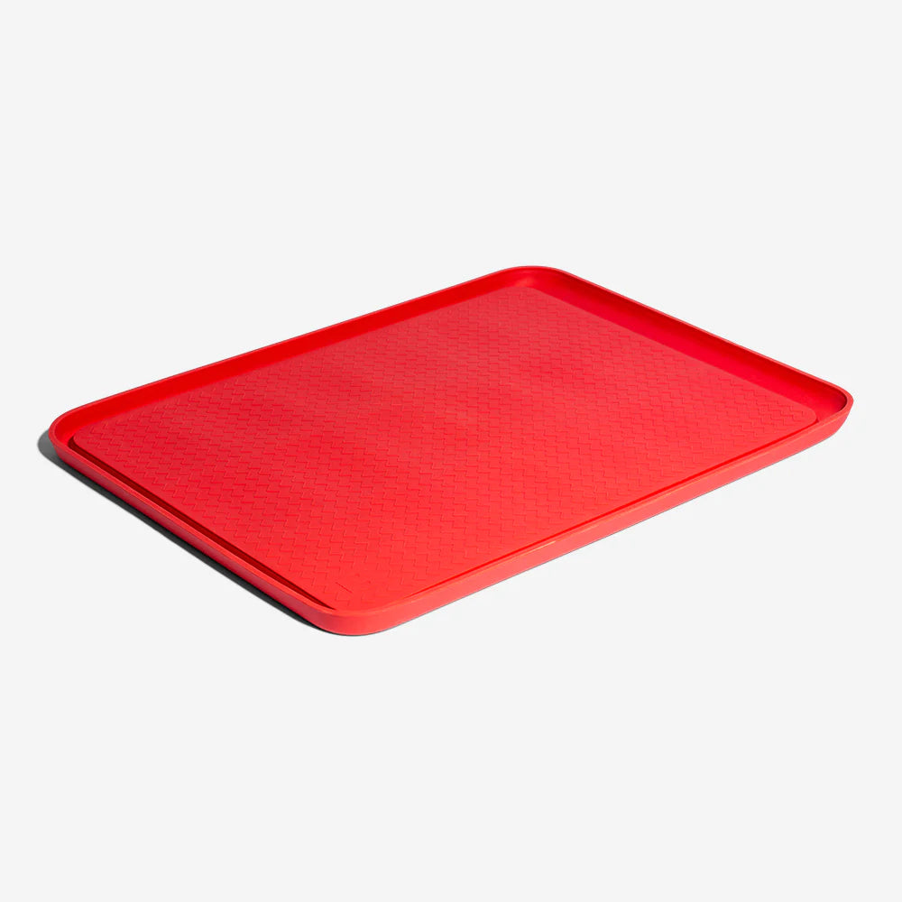 Zee.Dog Coral Plate Mat with Ant Barrier - Non-Slip Pet Feeding Mat for Dogs and Cats, Perfect for Kitchen Floor or Outdoor Use