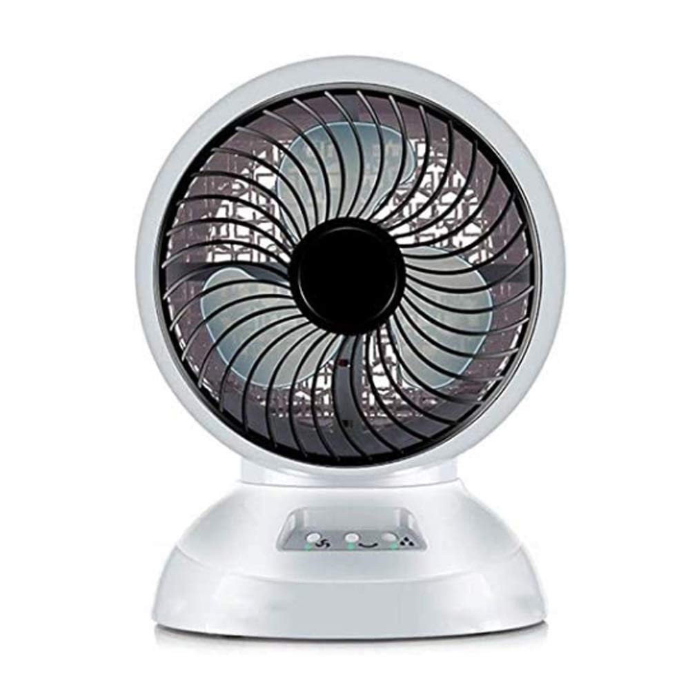 HJINGBIN Mini USB Desk Fan - 3D Oscillating Quiet Brushless Motor, Portable Personal Cooling Fan for Home Office, Bedroom, Dorm & Travel - Perfect for Work, Study & Relaxation
