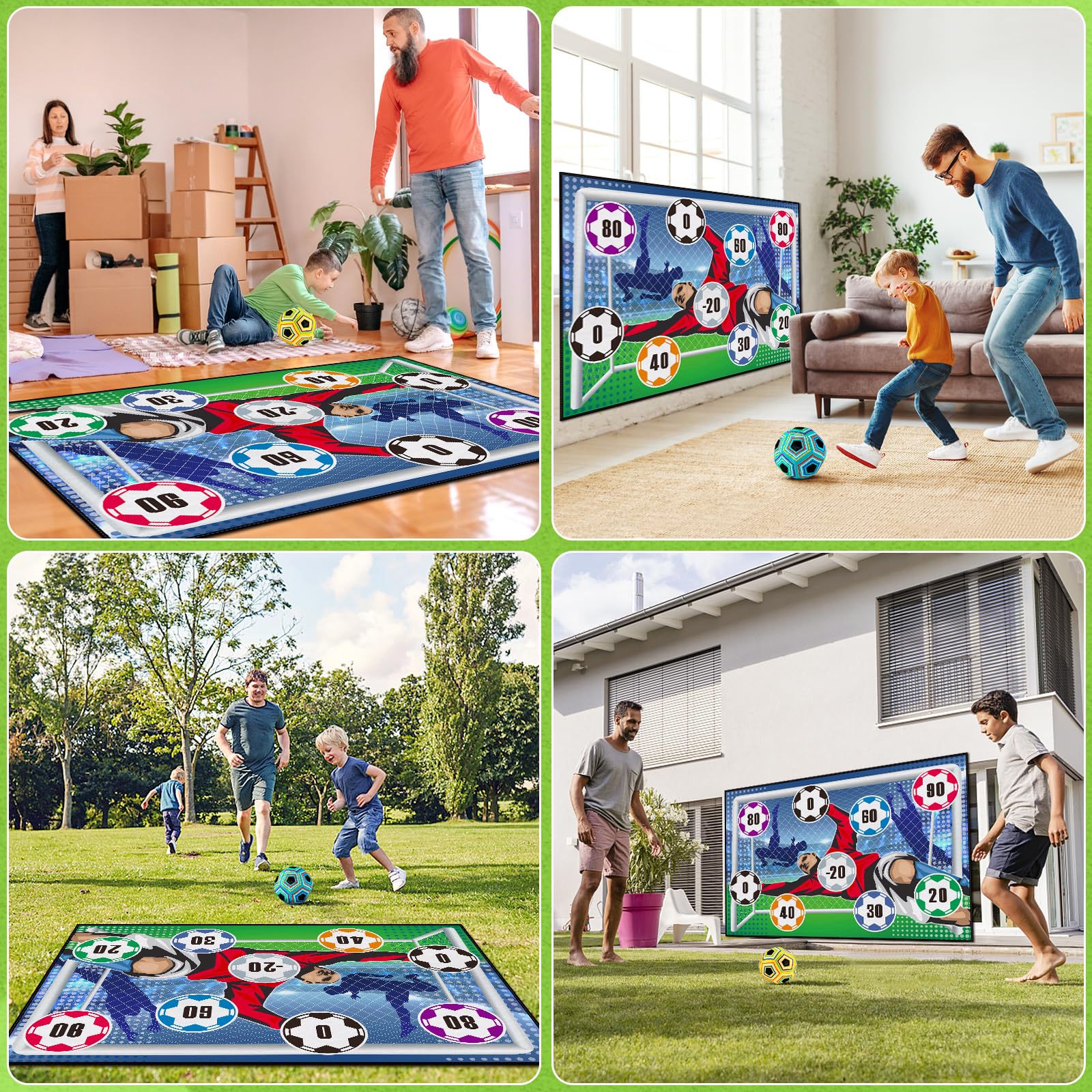 Best Soccer Games & Toys for Boys - Indoor Soccer Ball Game Set for Kids - Perfect Soccer Gifts for Birthday & Christmas - Fun Sports Activity for Home & Backyard Play