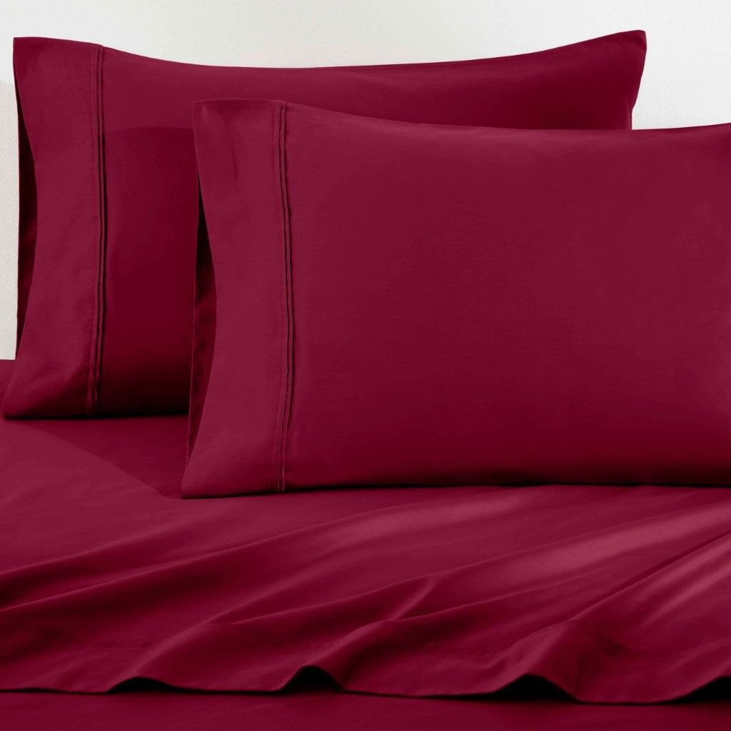 Luxury 1200 Thread Count Egyptian Cotton Deep Pocket Bed Sheet Set - Queen Size, Soft & Breathable for Ultimate Comfort - Perfect for Master Bedroom, Guest Room & Hotel Use