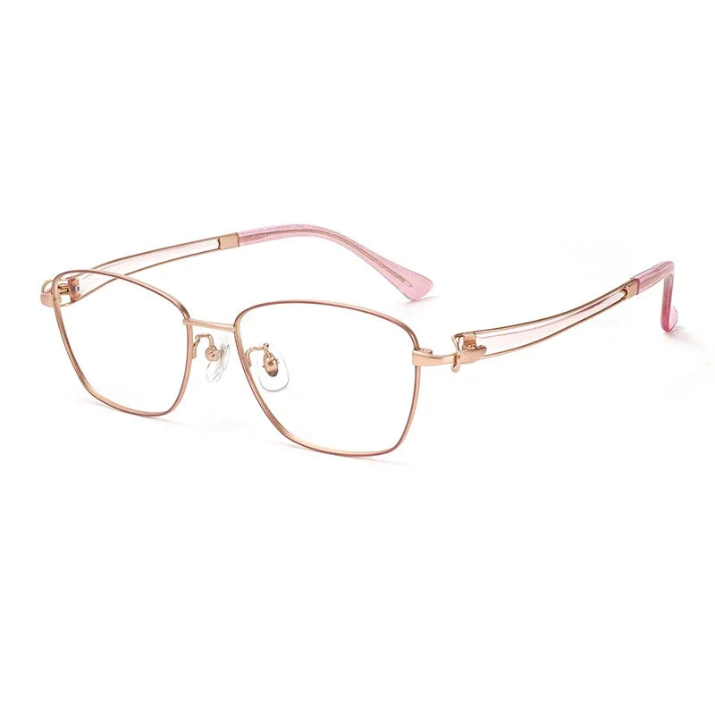 Aror Unisex Full Rim Square Polygon Titanium Eyeglasses 95233 - Lightweight & Durable Frame for Men & Women - Perfect for Reading, Work & Fashion Accessories