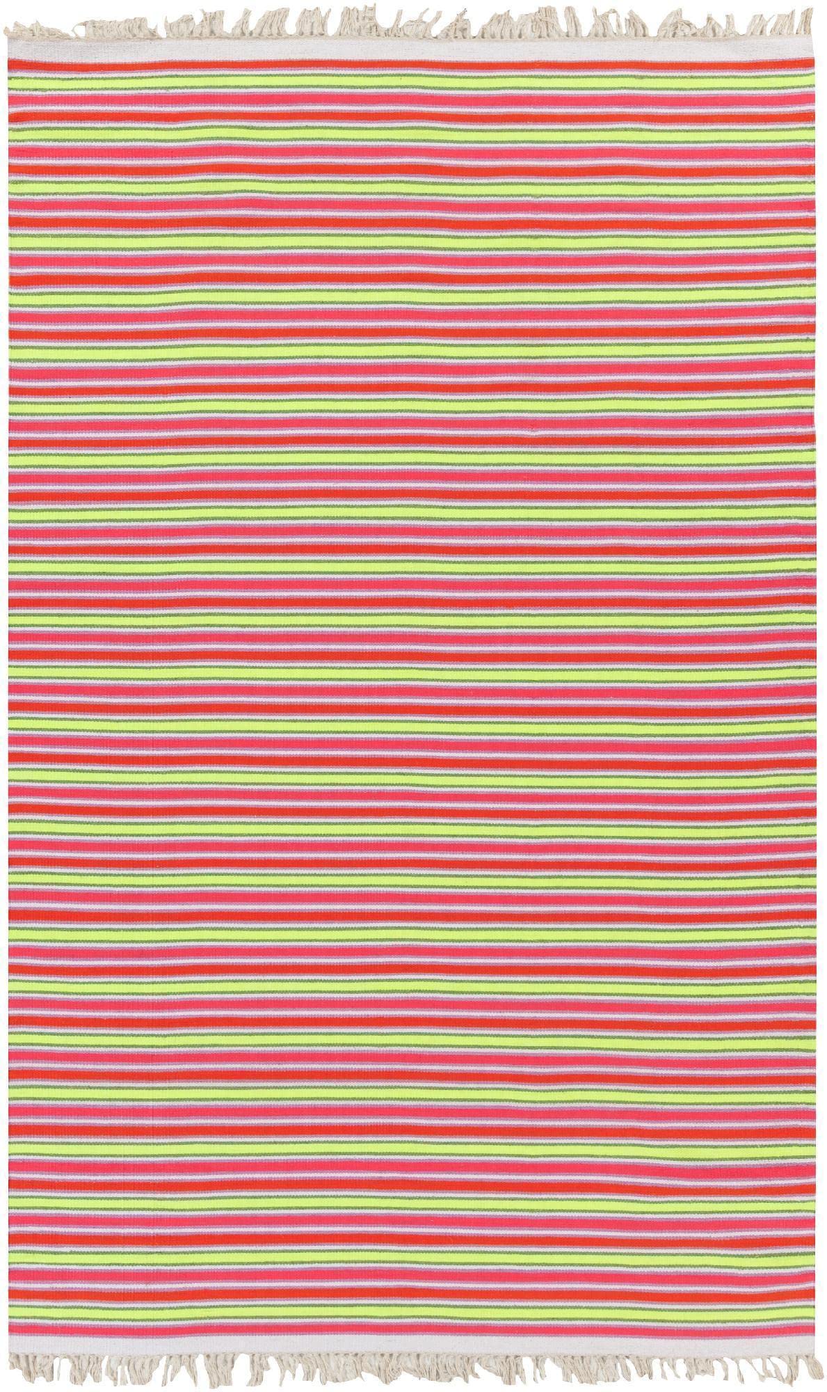 Mark&Day 2x3 Triana Modern Hot Pink Area Rug - Soft Pink Orange Ivory Carpet for Living Room, Bedroom, Kitchen - Non-Slip Floor Mat for Home Decor, Dorm, Office (2' x 3')