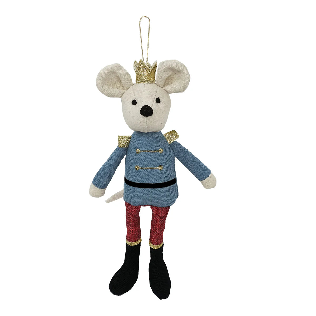 King Mouse Doll Ornament - Cute Plush Toy for Kids & Collectors | Perfect for Christmas Decor, Birthday Gifts & Nursery Room Decorations