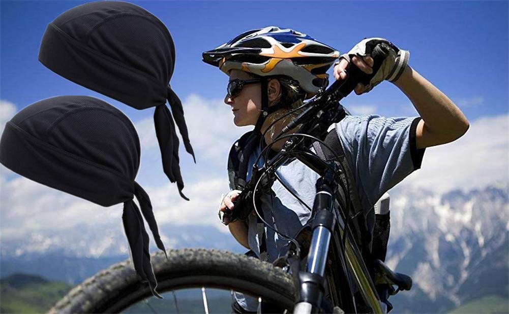 4 Pack Moisture Wicking Beanie Hats for Men & Women - Soft Breathable Chemo Cap & Skull Cap for Cold Weather, Running, Cycling & Outdoor Activities