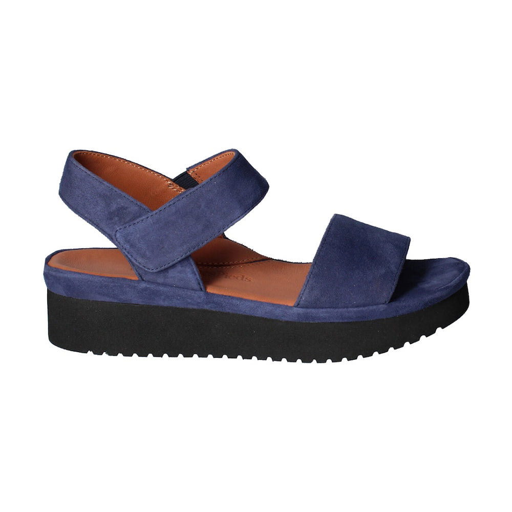 Abrilla Navy Blue Suede Sandals for Kids - Comfortable & Stylish Footwear for Outdoor Play, Beach, and Casual Wear