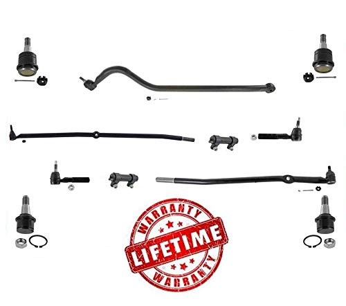 Dodge Ram 3500 11pc Chassis & Steering Kit for 2000-2002 4x4 Models with 4500LB Dana Axle - Heavy Duty Suspension Upgrade for Off-Road & Towing